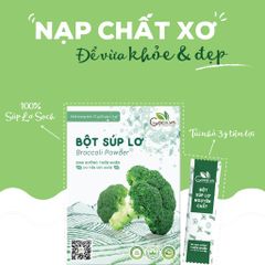 Bột Súp Lơ Goce Nguyên Chất Sấy Lạnh - Bổ Sung Vitamin C Tăng Cường Miễn Dịch và Giảm Cân, Đóng Gói Tiện Dụng 72g