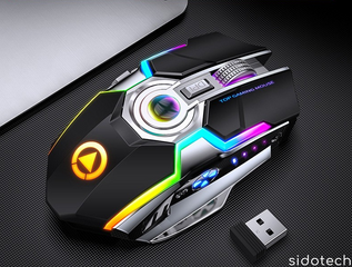 Chuột gaming Bluetooth Sidotech Yindiao S5A - Chuột không dây, pin sạc tiện lợi, thiết kế Esport hiện đại, phù hợp cho game thủ.