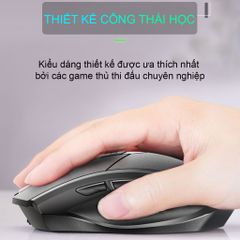 Chuột Gaming Không Dây Bluetooth Sidotech Inphic P6W - Thiết Kế Tối Ưu Dành Cho Game Thủ, Pin 500mAh, Kết Nối Ổn Định