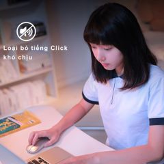 Chuột Không Dây Bluetooth Sạc Pin Sidotech M2S - Chuột Giảm Ồn, Kết Nối USB và Bluetooth, Độ Nhạy 1600 DPI, LED RGB 16 Màu