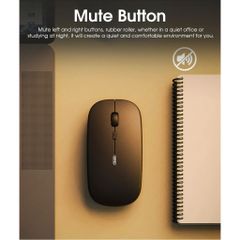 Chuột Không Dây Inphic M2B Bluetooth 5.0 - Tương Thích MacOS, iOS, Windows, Thiết Kế Gọn Nhẹ, Độ Nhạy Cao, Pin Li-Ion 500mAh