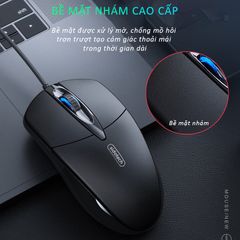 Chuột máy tính dây chống ồn Sidotech P20 - Thiết kế công thái học, LED game, độ nhạy 1200DPI, phù hợp văn phòng và chơi game