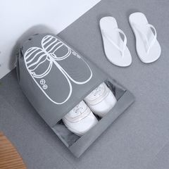 Combo 10 túi đựng giày dép vải Polyester chống nước, tiện lợi cho du lịch và dã ngoại, bảo quản giày gọn gàng, dễ dàng mang theo.