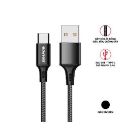 Combo 2 Cáp Drapow DT41 Type C 1m Dây Dù - Sạc Nhanh, Chống Gãy, Chất Liệu Cao Cấp, Phụ Kiện Điện Thoại Thời Trang