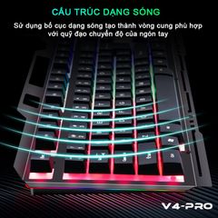 Combo Bàn Phím Gaming V4PRO + Tai Nghe Chụp TAI G06 + Chuột G5 SIDOTECH - Thiết Bị Chuyên Dụng Cho Game Thủ và Văn Phòng