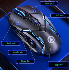 Combo Gaming Sidotech V4 Pro - Bàn Phím, Chuột G5 3200DPI & Tai Nghe Q7 - Phụ Kiện Thích Hợp Chơi Game và Làm Việc Văn Phòng