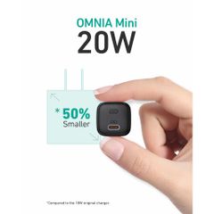 Củ Sạc Nhanh 20W Omnia Aukey PA-B1 Pro - Công Nghệ GaN Power, Tương Thích iPhone 12 Series và Thiết Bị USB-C