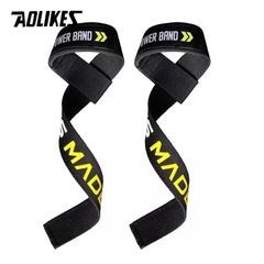 Dây Kéo Lưng Lifting Straps Aolikes Pro HW-7637 - Dụng Cụ Tập Gym Chuyên Nghiệp, Chất Liệu Bền Bỉ, Giúp Tập Deadlift Hiệu Quả