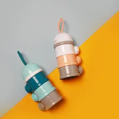Hộp Chia Sữa 3 Ngăn Doux Bebe - Giải Pháp Tiện Lợi Cho Mẹ Và Bé, Chất Liệu Nhựa PP An Toàn Cho Sức Khỏe, Dễ Dàng Sử Dụng