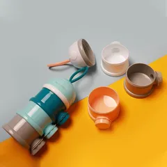 Hộp Chia Sữa 3 Ngăn Doux Bebe - Giải Pháp Tiện Lợi Cho Mẹ Và Bé, Chất Liệu Nhựa PP An Toàn Cho Sức Khỏe, Dễ Dàng Sử Dụng