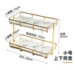 Khay Sứ 2 Tầng Để Mỹ Phẩm Phong Cách Hàn Quốc - Thiết Kế Sang Trọng, Dùng Làm Đồ Decor Nội Thất Xinh Xắn