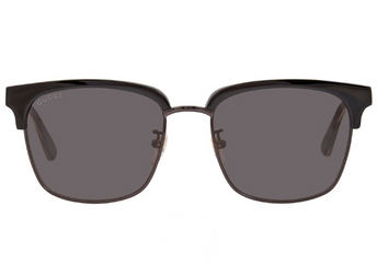 Kính mát nam Gucci Grey Square Men's Sunglasses GG0382S-001-56