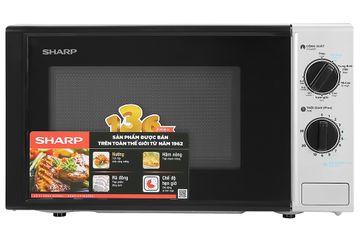 Lò Vi Sóng Có Nướng 20 Lít Sharp R-G225VN-BK - Nấu Nhanh Với Công Suất 700W, Thiết Kế Hiện Đại, Dễ Dàng Sử Dụng Cho Gia Đình Nhỏ