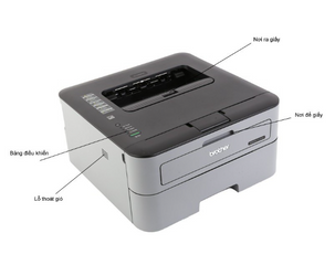 Máy in laser đơn năng Brother HL L2321D - In trắng đen tốc độ 30 trang/phút, in 2 mặt tự động, thiết kế nhỏ gọn, văn phòng phẩm chính hãng