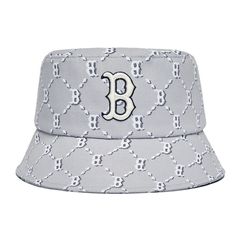 Mũ tròn MLB Monogram Boston Red Sox 3AHTM032N-43GRS