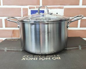 Nồi Inox 304 Fivestar Plus 16cm Đáy Liền Kèm Vung - Thiết Kế Sang Trọng, Chịu Nhiệt Tốt, Dùng Cho Mọi Loại Bếp