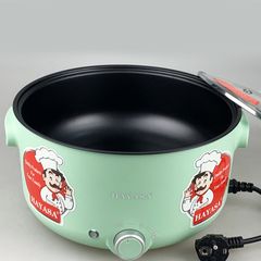 Nồi Lẩu Điện Đa Năng 5L Hayasa HA-691 - 1300W Tiết Kiệm Điện, Chế Biến Món Ngon Dễ Dàng, Chống Dính, Tốt Cho Gia Đình