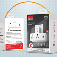 Ổ Điện Thông Minh Drapow SK22 - Sạc Nhanh USB-C 20W PD, Thiết Kế Nhỏ Gọn, Độ Bền Cao, Hỗ Trợ Sạc Nhiều Thiết Bị Đồng Thời