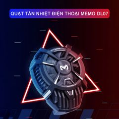 Quạt Tản Nhiệt Điện Thoại Sidotech DL07 - Quạt Mini Thông Minh Có Đèn LED RGB, Tốc Độ 7500 Vòng/Phút, Chơi Game, Livestream
