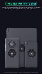 Quạt tản nhiệt điện thoại sò lạnh SIDOTECH CX01 - Quạt gaming chống ồn với đèn LED RGB - Làm mát nhanh điện thoại hiệu quả