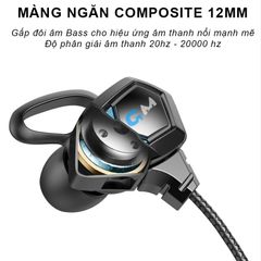 Tai Nghe Chơi Game Điện Thoại SIDOTECH G28 - Có Mic 360 Độ Chống Ồn, Âm Thanh Vòm 3D, Phù Hợp Game FPS & MOBA