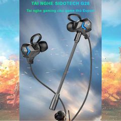 Tai Nghe Chơi Game Điện Thoại SIDOTECH G28 - Có Mic 360 Độ Chống Ồn, Âm Thanh Vòm 3D, Phù Hợp Game FPS & MOBA
