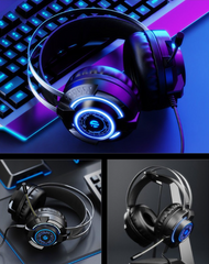 Tai Nghe Gaming 7.1 Siêu Trầm Inphic G2H Có Mic Đàm Thoại - Âm Thanh Chất Lượng Cao, Thiết Kế Hiện Đại, Dành Cho Game Thủ