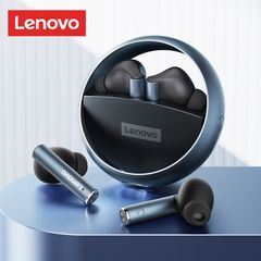 Tai nghe không dây Lenovo LP60 - Bluetooth 5.0, Âm thanh chất lượng cao, Thiết kế tiện dụng, có mic, Hộp sạc 300mAh, Thời gian nghe 8-10 giờ