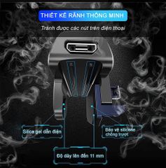 Tay Cầm Chơi Game Điện Thoại Sidotech AK02 - Hỗ Trợ Auto Tap Độ Nhạy Cao, Pin 12 Giờ, Thiết Kế Gọn Nhẹ, Phụ Kiện Đánh Game Trên Mobile