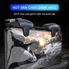 Tay Cầm Chơi Game Điện Thoại Sidotech AK02 - Hỗ Trợ Auto Tap Độ Nhạy Cao, Pin 12 Giờ, Thiết Kế Gọn Nhẹ, Phụ Kiện Đánh Game Trên Mobile