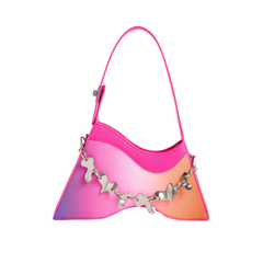 Túi Charles & Keith Verity Chain-Link Sculptural Bag CK2-20671428 Holographic