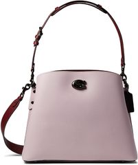 Túi xách nữ Coach Color-Block Leather Willow Shoulder Bag