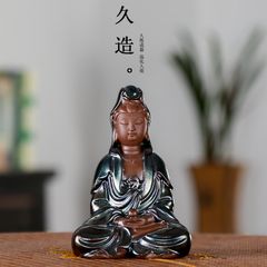 Tượng Phật Bà Quan Âm Thiền Ấn Gốm Sứ Thủ Công - Vật Phẩm Phong Thủy Mang Tài Lộc và An Bình Cho Gia Đình