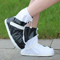 Ủng Bọc Giày Đi Mưa Cổ Ngắn 2 Lớp Chống Nước - Phù Hợp Đi Xe Máy, Xe Đạp - Dễ Dàng Mang Vào Tháo Ra