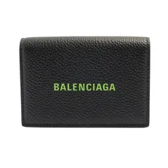 Ví da nam Balenciaga Men's Logo-print Tri-fold Wallet