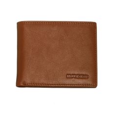 Ví Nam Breed Locke Genuine Leather Bi-Fold Wallet Brown