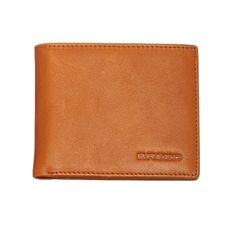 Ví nam Breed Locke Genuine Leather Bi-Fold Wallet Orange