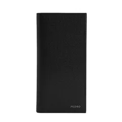 Ví Pedro Full-Grain Long Leather Wallet Black PM4-15940214