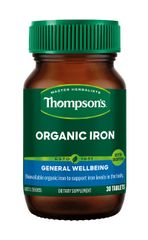 Viên bổ sung sắt hữu cơ Thompson's Organic Iron của Úc