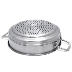 Xửng Hấp Inox 2 Quai Fivestar Không Nắp Size 32cm - Dụng Cụ Nhà Bếp Chống Gỉ Sét, Dễ Vệ Sinh, Phong Cách Châu Âu