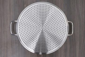 Xửng Hấp Inox 2 Quai Fivestar Không Nắp Size 32cm - Dụng Cụ Nhà Bếp Chống Gỉ Sét, Dễ Vệ Sinh, Phong Cách Châu Âu