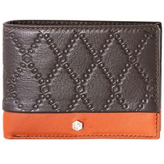 Ví da Picasso And Co Two-Tone Leather Wallet Brown Tan