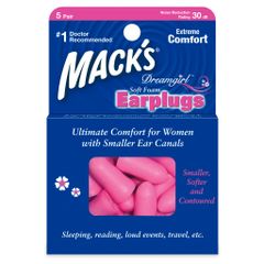 Hộp Nút Bịt Tai Chống Ồn Mack's Dreamgirl Cho Nữ - Thiết Kế Dành Riêng, Giảm Tiếng Ồn Tối Ưu, Thoải Mái Khi Ngủ và Học Tập
