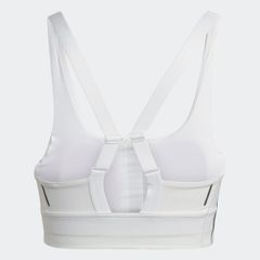 Áo Bra Thể Thao Adidas Powerimpact Luxe Hỗ Trợ Trung Cấp - Chất Liệu Co Giãn, Thấm Hút Mồ Hôi, Màu Trắng Sành Điệu cho Nữ