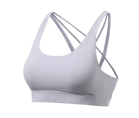 Áo bra nữ tập luyện Li-Ning AUBR024-7 màu xám trắng