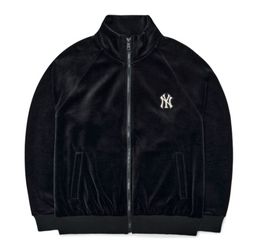 Áo khoác MLB Basic Small Logo Velvet Stand Neck NY Yankees 3ATRB0824-50BKS màu đen