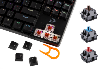 Bàn Phím Cơ Gaming Dareu EK880 RGB LED 87 Phím - Switch 