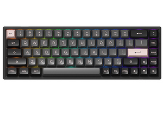 Bàn phím cơ không dây Akko 3068B - Bluetooth 5.0, Wireless 2.4Ghz, Hotswap 68 phím sáng RGB, nhẹ, bền, tối ưu cho game và văn phòng