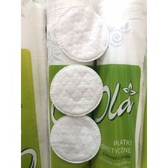 Bông Tẩy Trang Ola Cotton Pads 150 Miếng - 100% Cotton Tự Nhiên, Mềm Mịn, Dành Cho Da Nhạy Cảm, Xuất Xứ Ba Lan