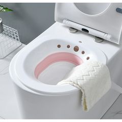 Chậu Xông Vùng Kín Sau Sinh Gấp Gọn Kèm Vòi Xịt - Thiết Kế Tiện Lợi Cho Mẹ, Chất Liệu Cao Cấp, Giảm Viêm Nhiễm